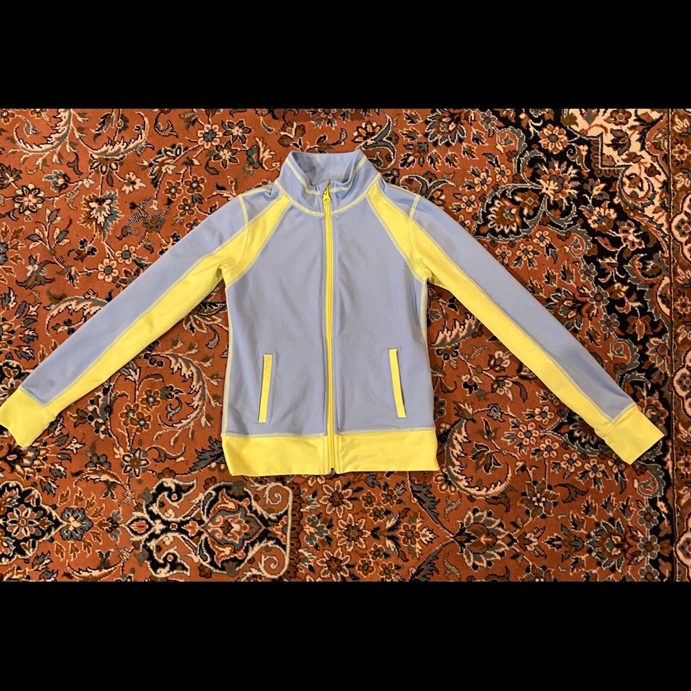 Zella girl workout long sleeve jacket